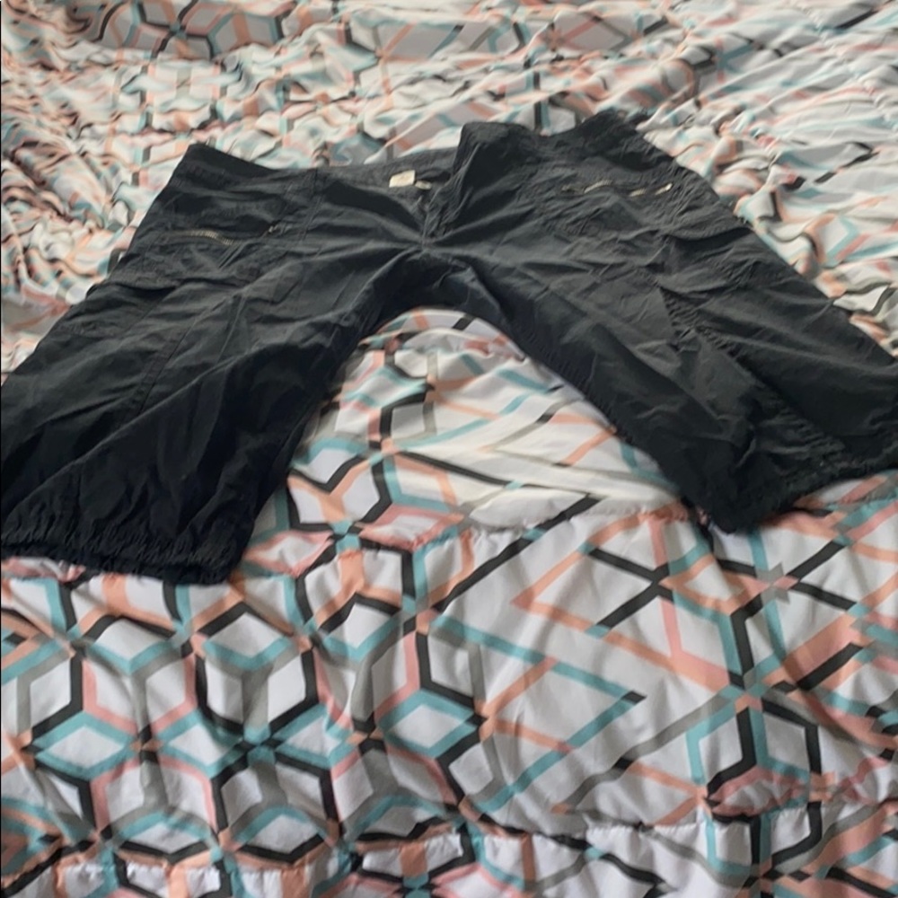 Black cargo pants